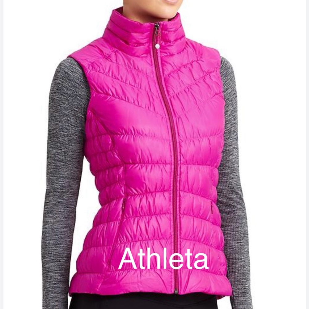 Athleta down puffer vest XXS